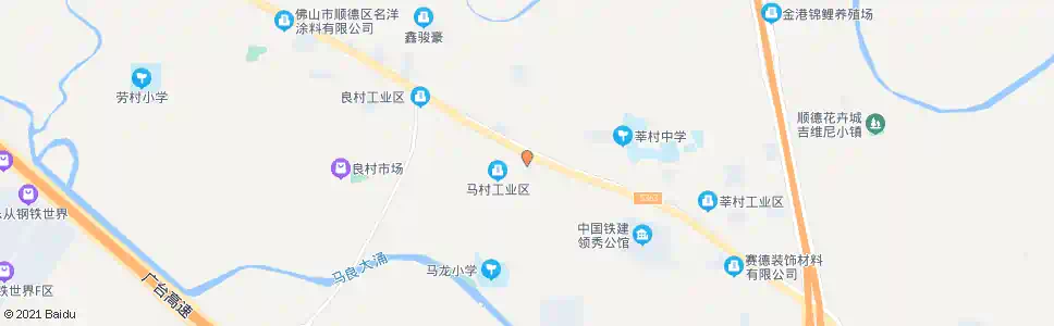 佛山马村牌坊(马村西街)_公交站地图_佛山公交_妙搜公交查询2025