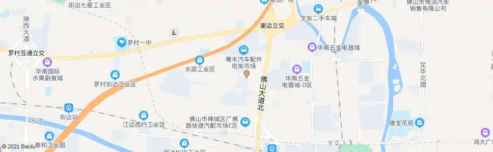 佛山联星南区商业城_公交站地图_佛山公交_妙搜公交查询2025