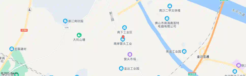 佛山南岸_公交站地图_佛山公交_妙搜公交查询2025