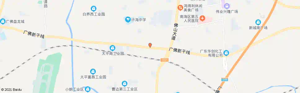 佛山草塘村_公交站地图_佛山公交_妙搜公交查询2025