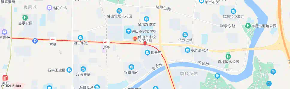 佛山佛陈大桥_公交站地图_佛山公交_妙搜公交查询2025