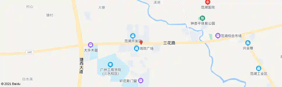 佛山范湖工业园_公交站地图_佛山公交_妙搜公交查询2025