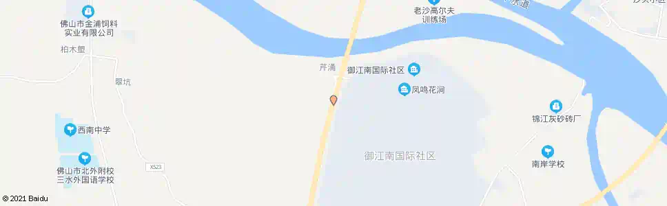 佛山御江南_公交站地图_佛山公交_妙搜公交查询2025
