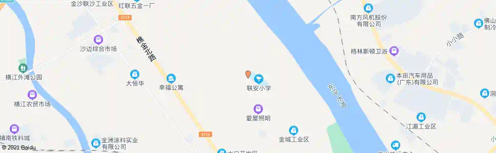 佛山联安小学_公交站地图_佛山公交_妙搜公交查询2025