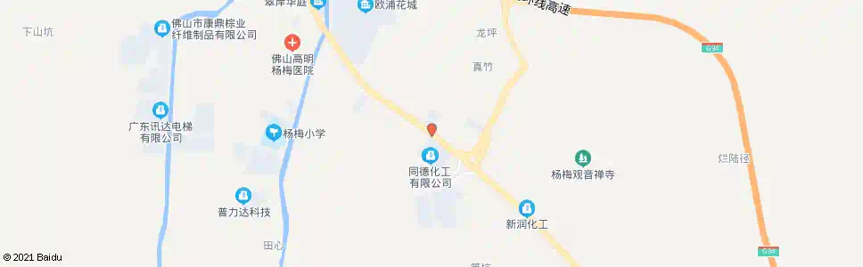佛山同德化工_公交站地图_佛山公交_妙搜公交查询2025