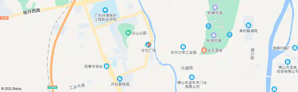 佛山白沙文化广场_公交站地图_佛山公交_妙搜公交查询2025
