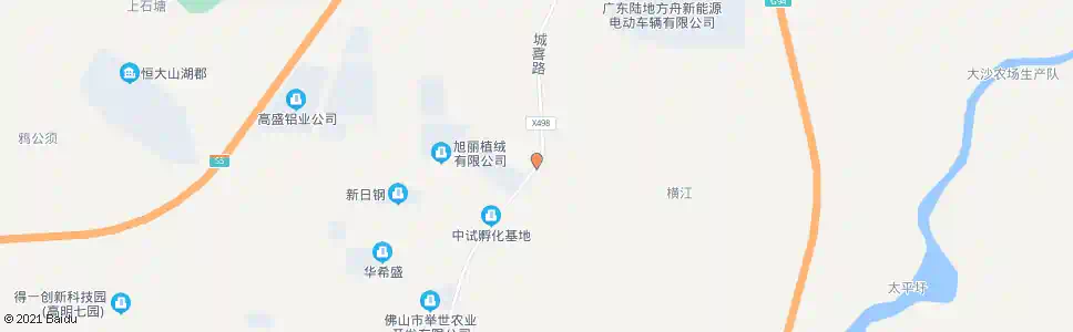 佛山桥头_公交站地图_佛山公交_妙搜公交查询2025