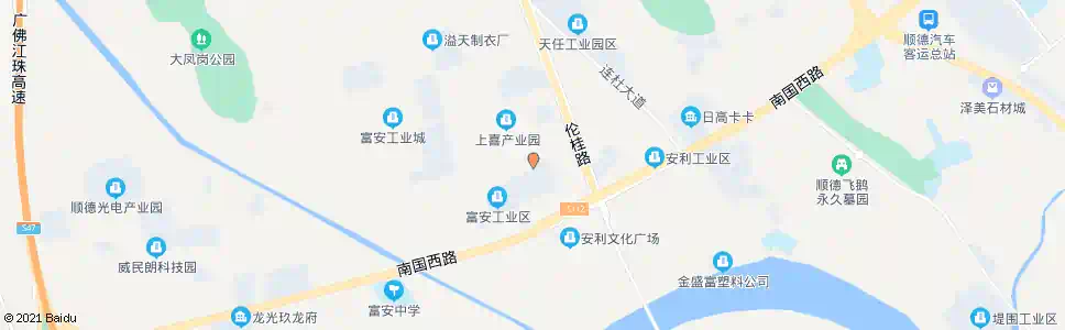 佛山瑞格厂_公交站地图_佛山公交_妙搜公交查询2025