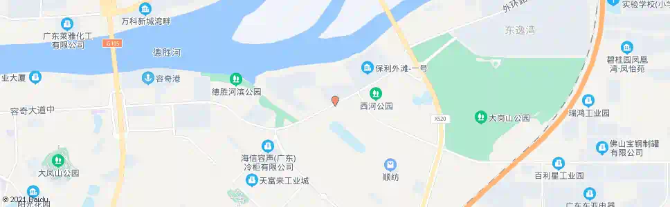 佛山容桂职业技术学校_公交站地图_佛山公交_妙搜公交查询2025