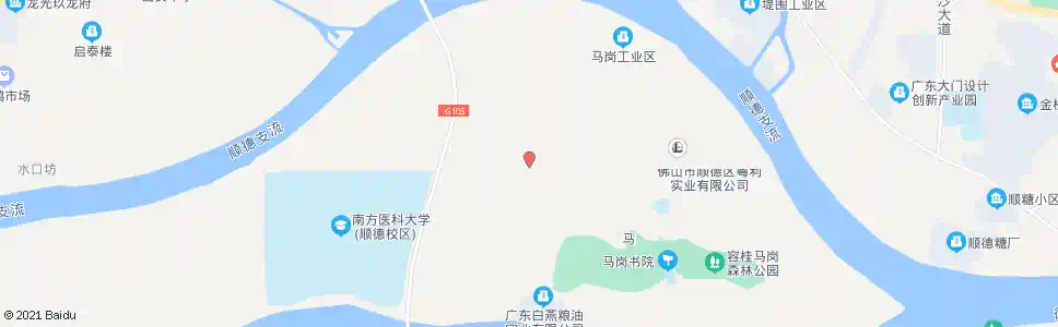 佛山马岗大道中_公交站地图_佛山公交_妙搜公交查询2025