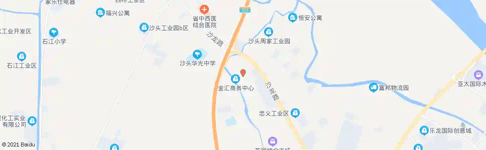 佛山沙头工业大道南_公交站地图_佛山公交_妙搜公交查询2025