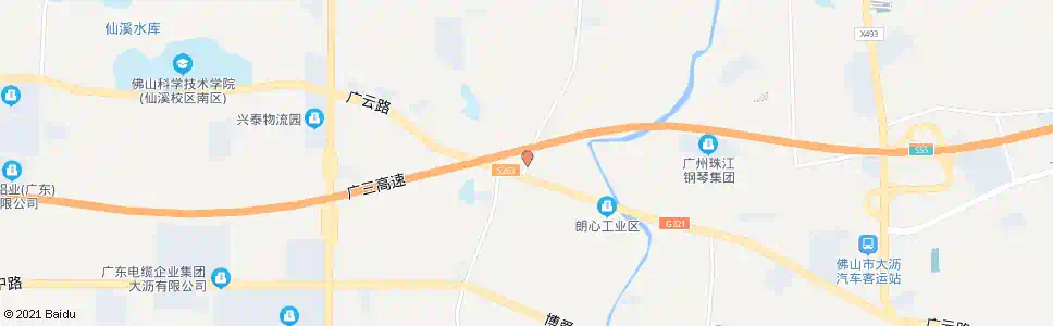 佛山颜峰牌坊_公交站地图_佛山公交_妙搜公交查询2025