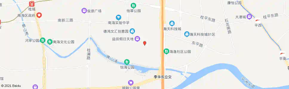 佛山天安数码城北_公交站地图_佛山公交_妙搜公交查询2025