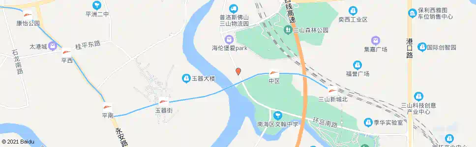佛山西江村_公交站地图_佛山公交_妙搜公交查询2025