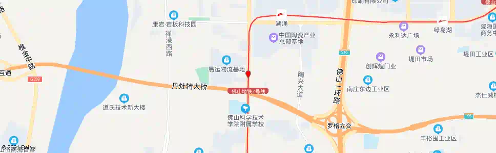 佛山罗园村_公交站地图_佛山公交_妙搜公交查询2025