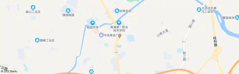 佛山南舍村_公交站地图_佛山公交_妙搜公交查询2025