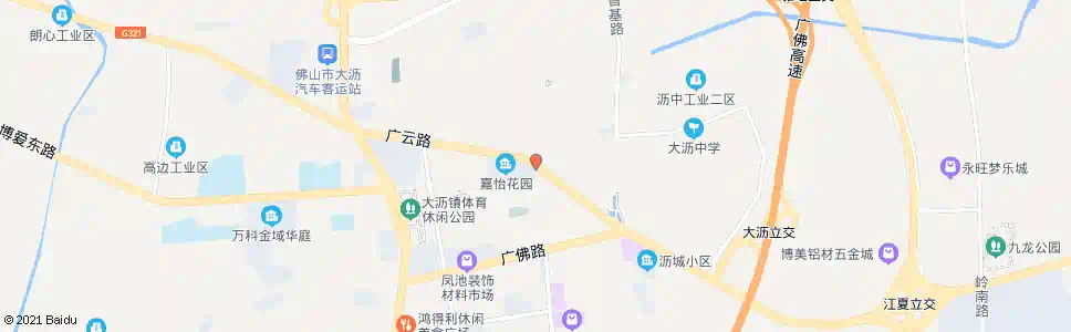 佛山嘉怡花园_公交站地图_佛山公交_妙搜公交查询2025