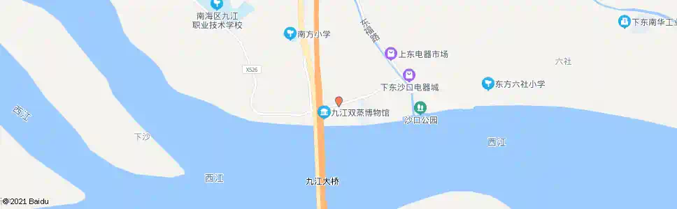 佛山九江酒厂_公交站地图_佛山公交_妙搜公交查询2025