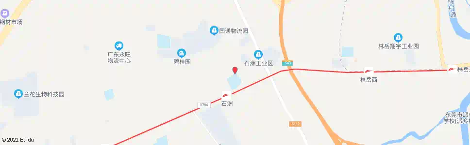 佛山石洲市场_公交站地图_佛山公交_妙搜公交查询2025