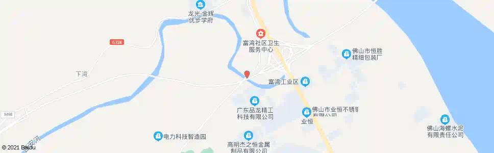 佛山富盛路口_公交站地图_佛山公交_妙搜公交查询2025