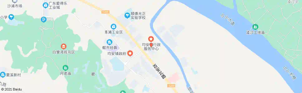 佛山均安行政服务中心_公交站地图_佛山公交_妙搜公交查询2025