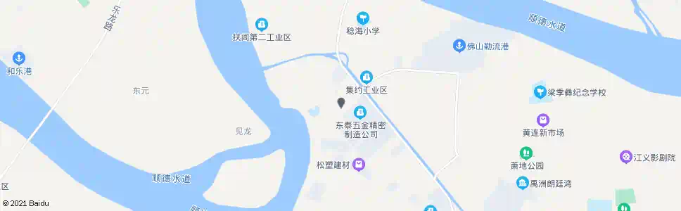 佛山勒流扶闾工业区_公交站地图_佛山公交_妙搜公交查询2025