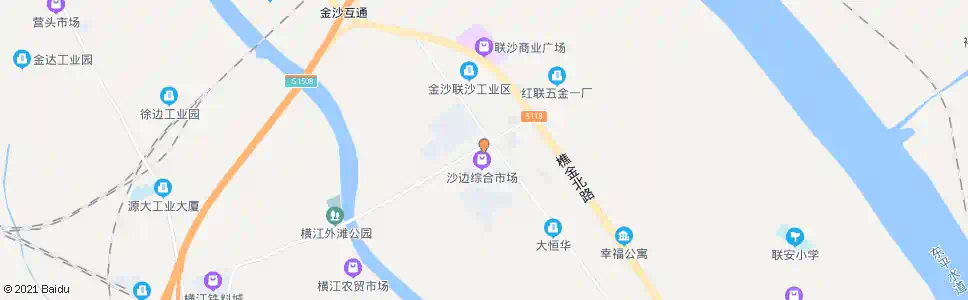 佛山沙边市场总站_公交站地图_佛山公交_妙搜公交查询2025