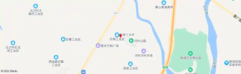 佛山石荣_公交站地图_佛山公交_妙搜公交查询2025