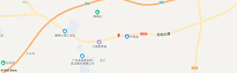佛山小洞新村_公交站地图_佛山公交_妙搜公交查询2025