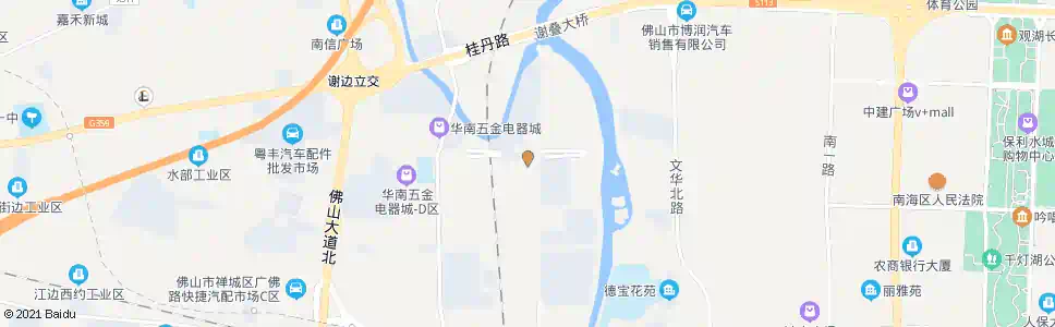 佛山西区市场_公交站地图_佛山公交_妙搜公交查询2025