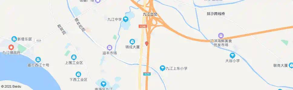佛山上东腾滘四约大道口_公交站地图_佛山公交_妙搜公交查询2025