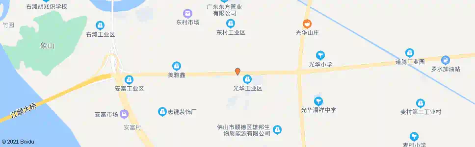 佛山东村社区卫生服务站_公交站地图_佛山公交_妙搜公交查询2025