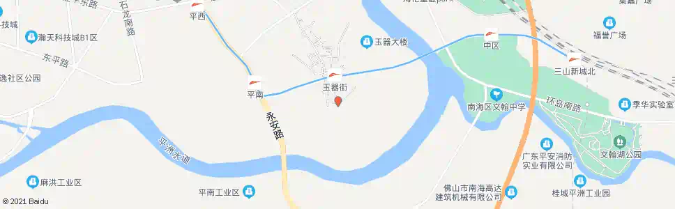 佛山平洲玉器街总站_公交站地图_佛山公交_妙搜公交查询2025