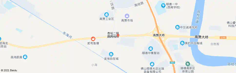 佛山高西站_公交站地图_佛山公交_妙搜公交查询2025
