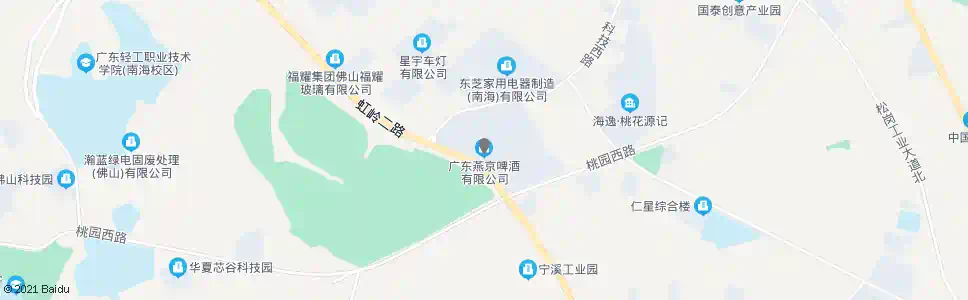佛山燕京啤酒_公交站地图_佛山公交_妙搜公交查询2025