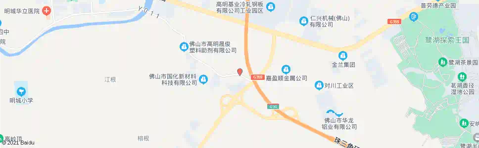 佛山西江大桥_公交站地图_佛山公交_妙搜公交查询2025