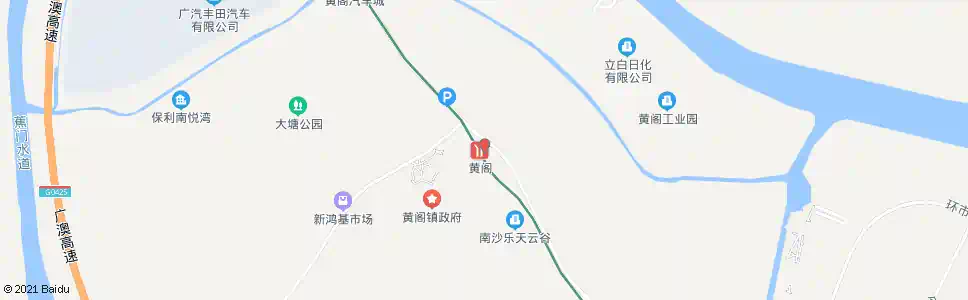 佛山黄阁地铁站_公交站地图_佛山公交_妙搜公交查询2025