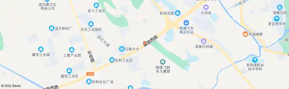 佛山飞鹅墓园_公交站地图_佛山公交_妙搜公交查询2025