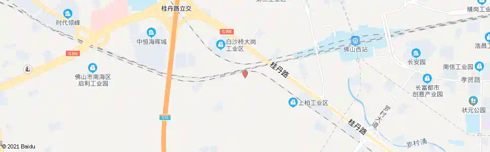 佛山上柏北_公交站地图_佛山公交_妙搜公交查询2025