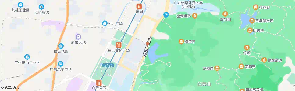 佛山白云大道(齐富路口)_公交站地图_佛山公交_妙搜公交查询2025