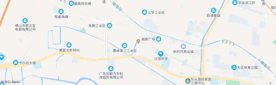 佛山葛岸工业大道_公交站地图_佛山公交_妙搜公交查询2025