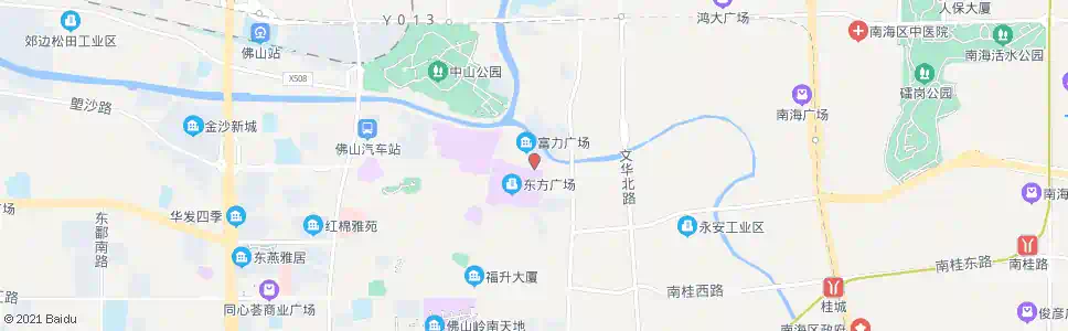 佛山东方广场北门_公交站地图_佛山公交_妙搜公交查询2025