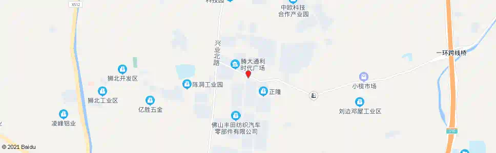 佛山北园公司_公交站地图_佛山公交_妙搜公交查询2025