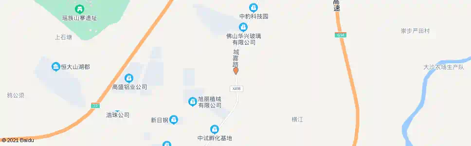 佛山岗边_公交站地图_佛山公交_妙搜公交查询2025