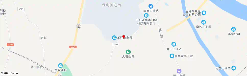 佛山御江南南门_公交站地图_佛山公交_妙搜公交查询2025