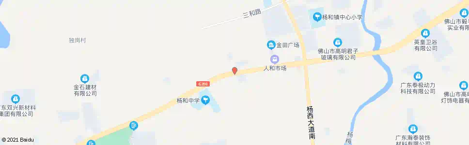 佛山意和路口_公交站地图_佛山公交_妙搜公交查询2025