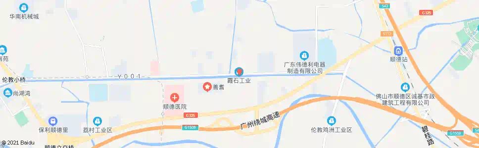 佛山霞石工业区_公交站地图_佛山公交_妙搜公交查询2025