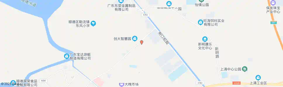 佛山大明一路路口_公交站地图_佛山公交_妙搜公交查询2025