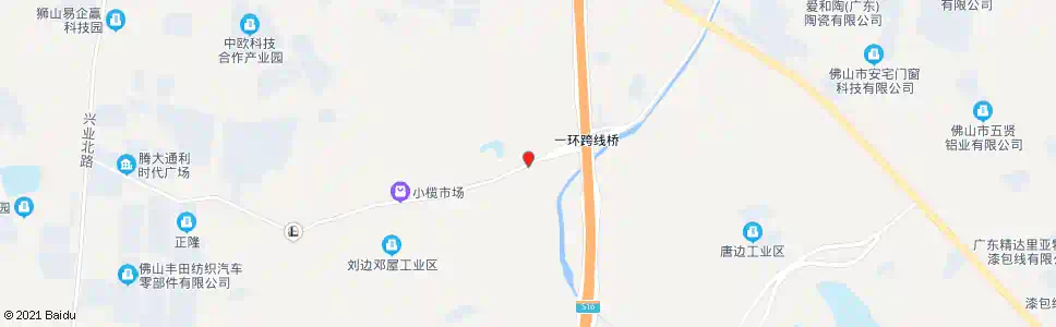 佛山刘边一环路口_公交站地图_佛山公交_妙搜公交查询2025