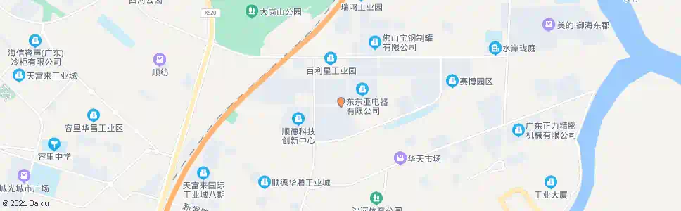佛山广东松下_公交站地图_佛山公交_妙搜公交查询2025